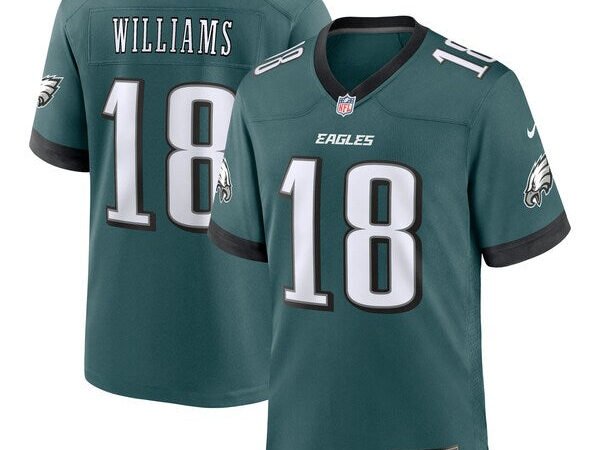Avery Williams Philadelphia Eagles Nike Team Game Jersey - Midnight Green