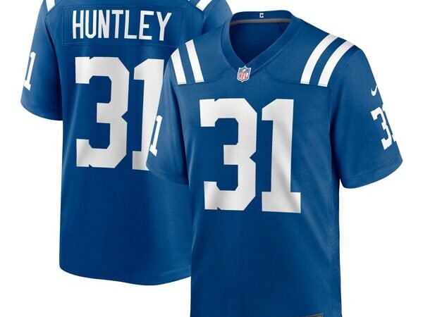 Jason Huntley Indianapolis Colts Nike Team Game Jersey - Royal