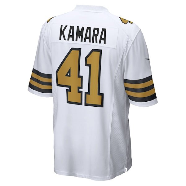 Alvin Kamara New Orleans Saints Nike Alternate Game Jersey - White/Black