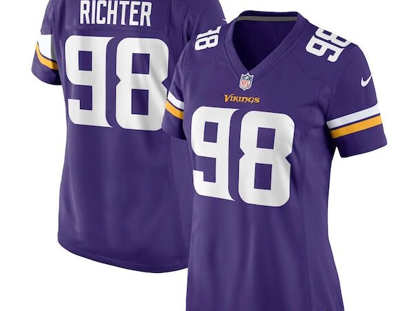 Bo Richter Minnesota Vikings Nike Women's Team Game Jersey -  Purple