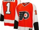 Bernie Parent Philadelphia Flyers  1974/75 Blue Line Player Jersey - Orange