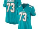 Austin Jackson Miami Dolphins Nike Women's Game Jersey - Aqua