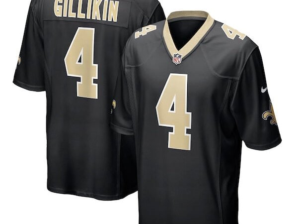 Blake Gilikin New Orleans Saints Nike Game Player Jersey - Black