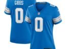 Jahmyr Gibbs Detroit Lions Nike Women's Game Player Jersey - Blue/Black