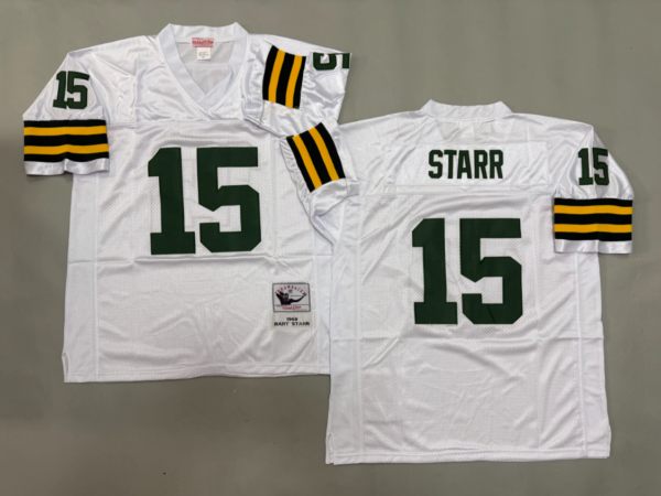 Bart Starr Green Bay Packers Authentic Throwback Retired Player Jersey