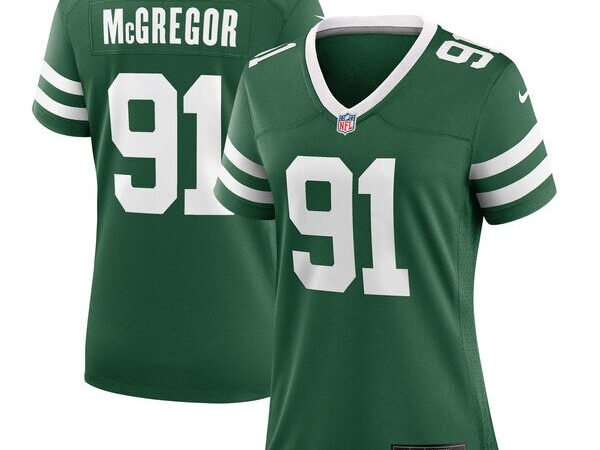 Braiden McGregor New York Jets Nike Women's Team Game Jersey - Legacy Green