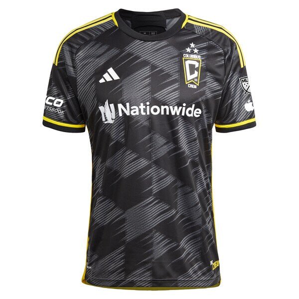 Columbus Crew adidas 2024 VeloCITY Kit Authentic Custom Jersey - Black