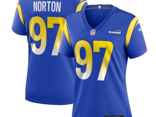 Bill Norton Los Angeles Rams Nike Women's Team Game Jersey -  Royal