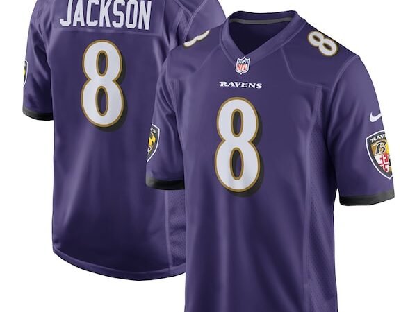 Lamar Jackson Baltimore Ravens Nike Game Jersey - Purple