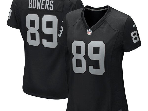 Brock Bowers Las Vegas Raiders Nike Women's Team Game Jersey - Black