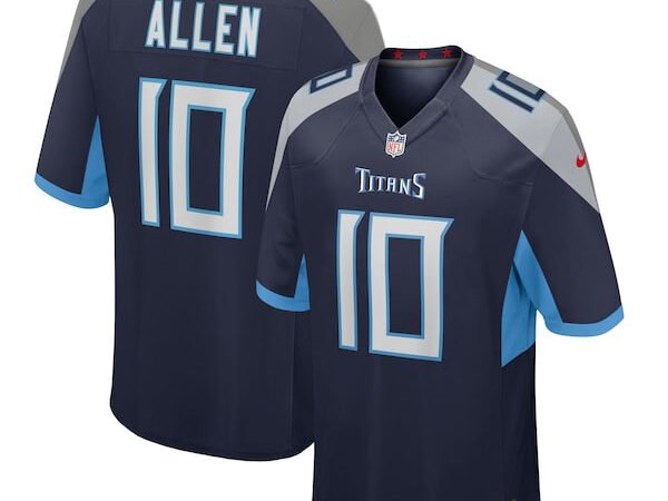 Brandon Allen Tennessee Titans Nike Team Game Jersey -  Navy