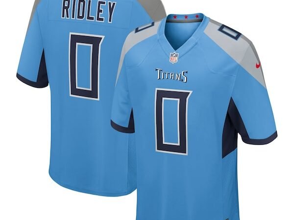 Calvin Ridley Tennessee Titans Nike Team Game Jersey -  Light Blue/Navy