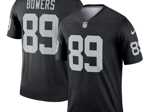 Brock Bowers Las Vegas Raiders Nike Team Legend Jersey - Black