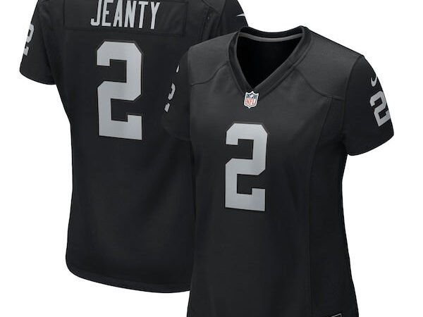Ashton Jeanty Las Vegas Raiders Nike Women's 2025 NFL Draft First Round Pick  Team Game Jersey - Black