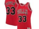 Scottie Pippen Chicago Bulls 1997/98 Big & Tall Hardwood Classics Swingman Jersey - Red