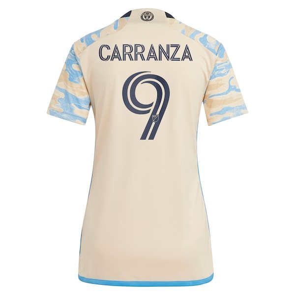 Julian Carranza Philadelphia Union adidas Women's 2024 For Philly Replica Player Jersey – Tan