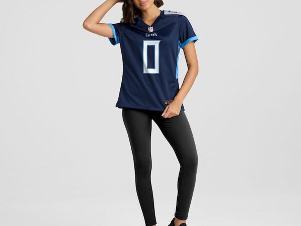 Calvin Ridley Tennessee Titans Nike Women's  Game Jersey -  Navy