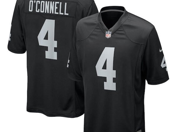 Aidan O'Connell Las Vegas Raiders Nike Game Jersey - Black/White