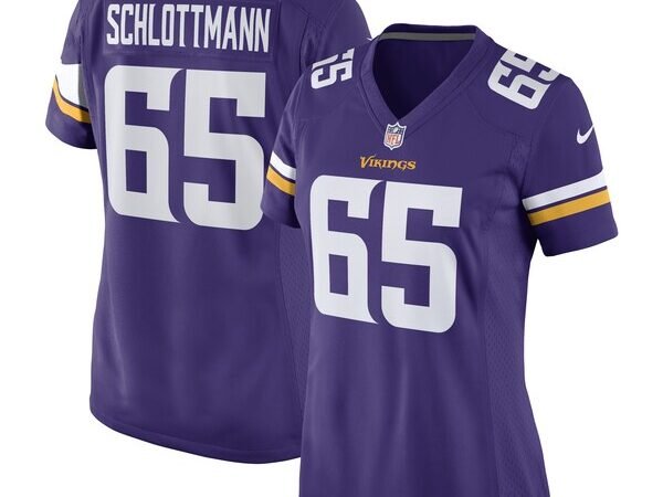 Austin Schlottmann Minnesota Vikings Nike Women's Game Player Jersey - Purple