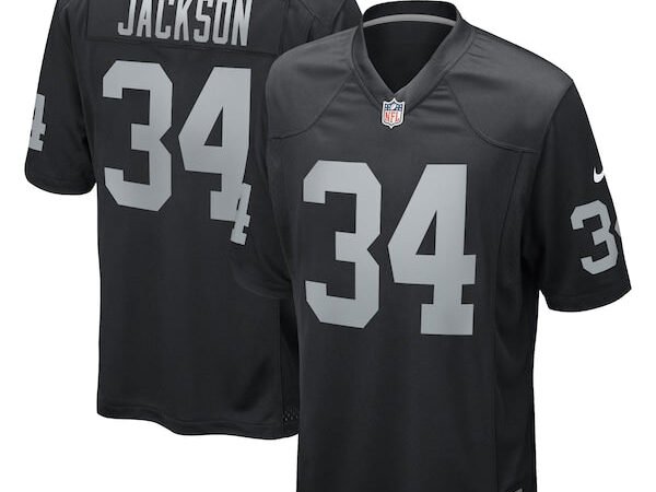 Bo Jackson Las Vegas Raiders Nike Game Retired Player Jersey - Black