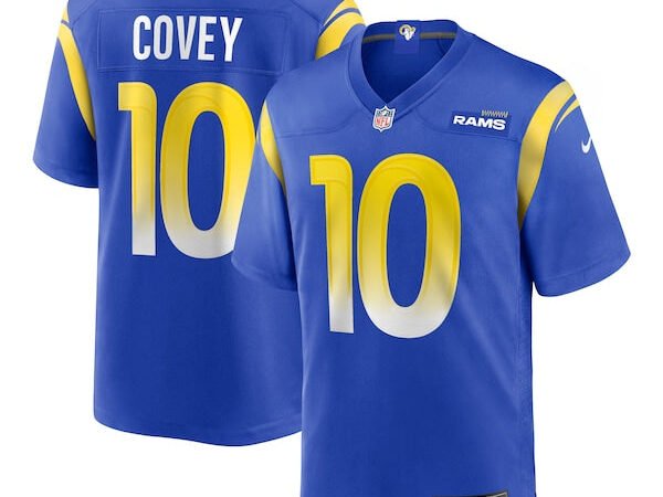 Britain Covey Los Angeles Rams Nike Team Game Jersey - Royal