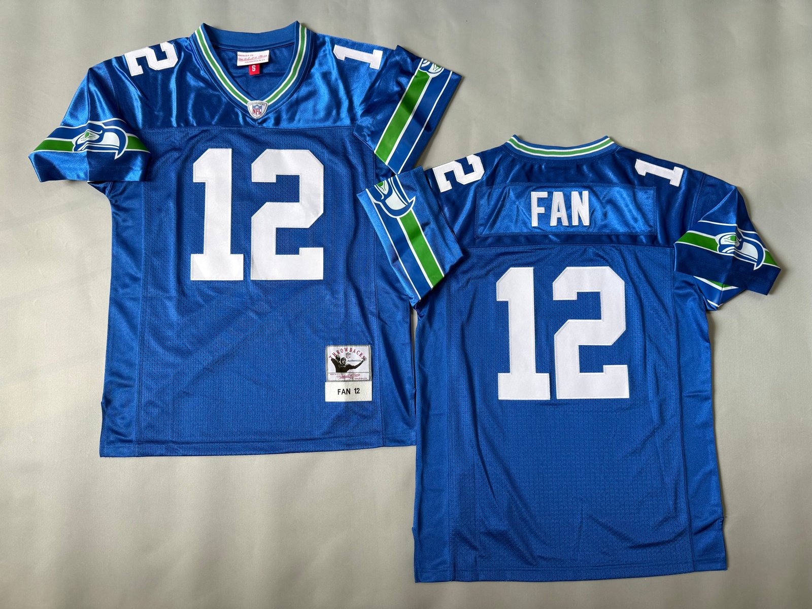 12th Fan Seattle Seahawks Authentic Throwback Retired Player Jersey