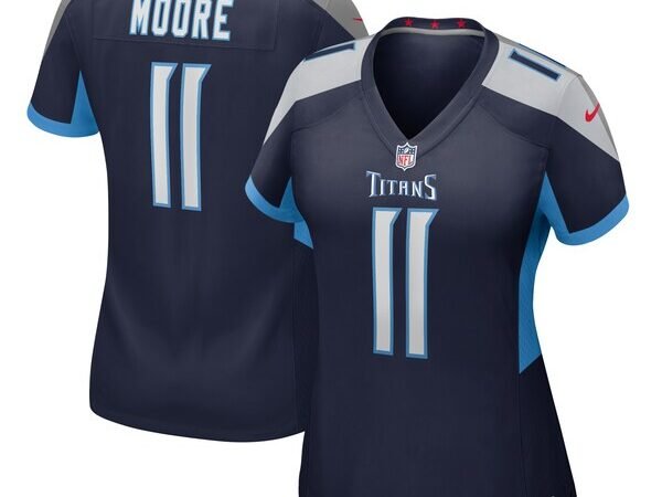 Chris Moore Tennessee Titans Nike Women's  Game Jersey -  Navy
