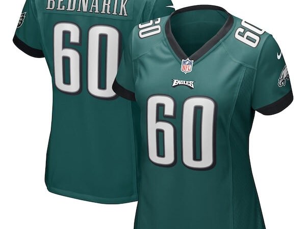 Chuck Bednarik Philadelphia Eagles Nike Women's Game Retired Player Jersey - Midnight Green