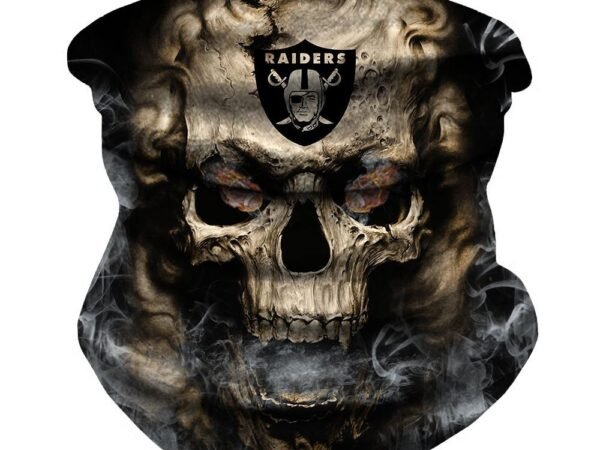 LAS VEGAS RAIDERS & SKULL FACE MASK BANDANAS