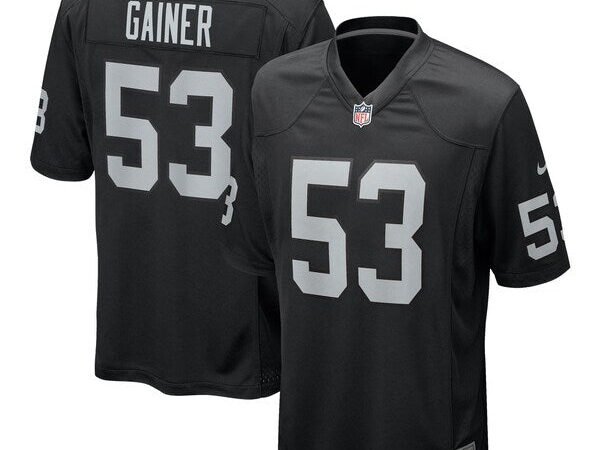 Amari Gainer Las Vegas Raiders Nike Team Game Jersey - Black