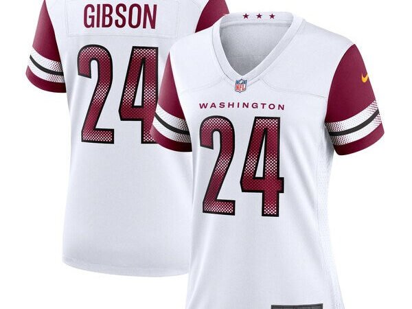 Antonio Gibson Washington Commanders Nike Women's Game Jersey - White/Black/Burgundy