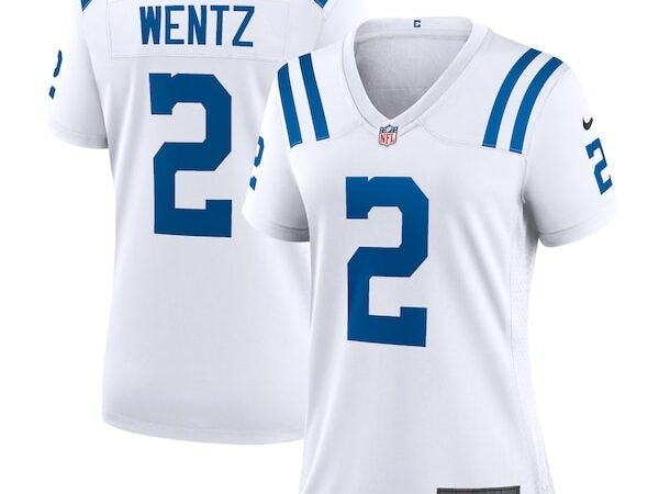 Carson Wentz Indianapolis Colts Nike Women's Game Jersey - White/Royal