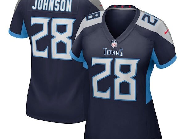 Chris Johnson Tennessee Titans Women's Nike Retired Player Game Jersey - Navy