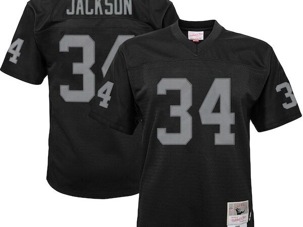 Bo Jackson Las Vegas Raiders Toddler 1988 Retired Legacy Jersey - Black
