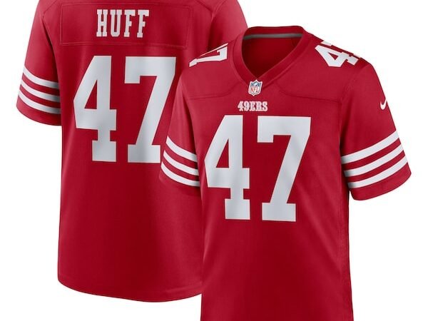 Bryce Huff San Francisco 49ers Nike Team Game Jersey -  Scarlet