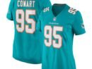 Byron Cowart Miami Dolphins Nike Women's Game Jersey - Aqua