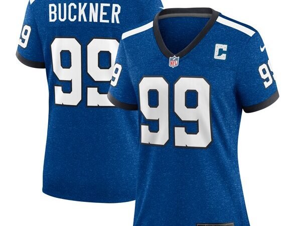 DeForest Buckner Indianapolis Colts Nike Women's Indiana Nights Alternate Game Jersey - Royal/Royal