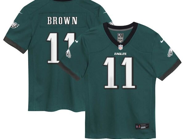A.J. Brown Philadelphia Eagles Nike Toddler Game Jersey - Midnight Green