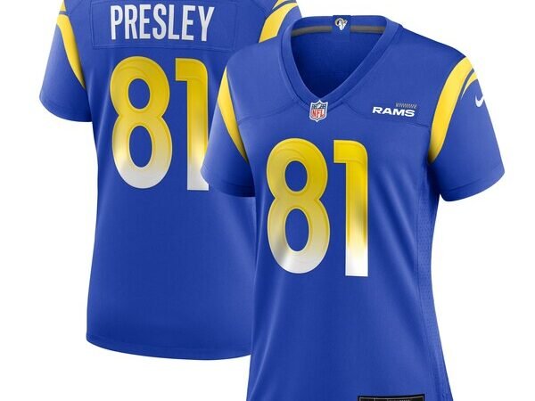 Brennan Presley Los Angeles Rams Nike Women's Team Game Jersey -  Royal