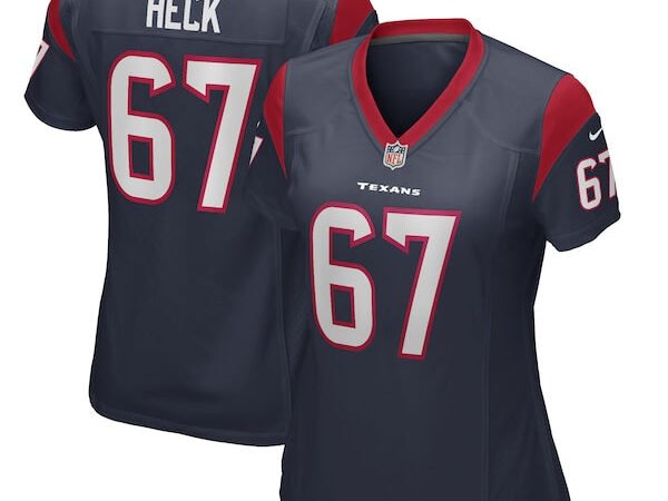 Charlie Heck Houston Texans Nike Women's Game Jersey - Navy