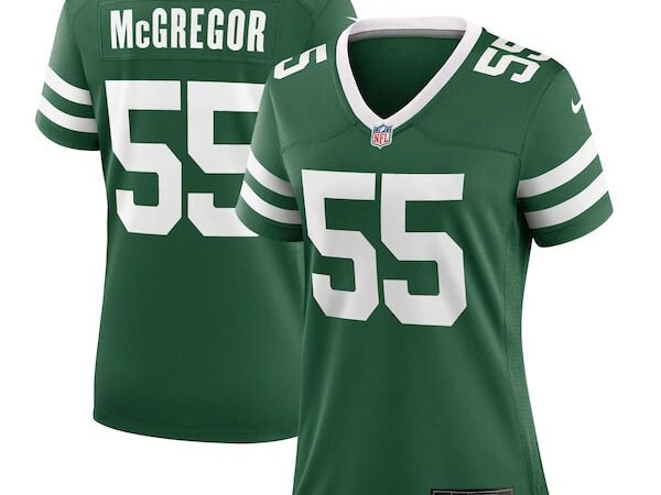 Braiden McGregor New York Jets Nike Women's Team Game Jersey - Legacy Green