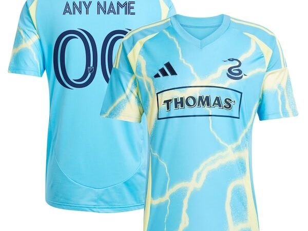 Philadelphia Union adidas 2025 The Voltage Kit Replica Custom Jersey - Blue