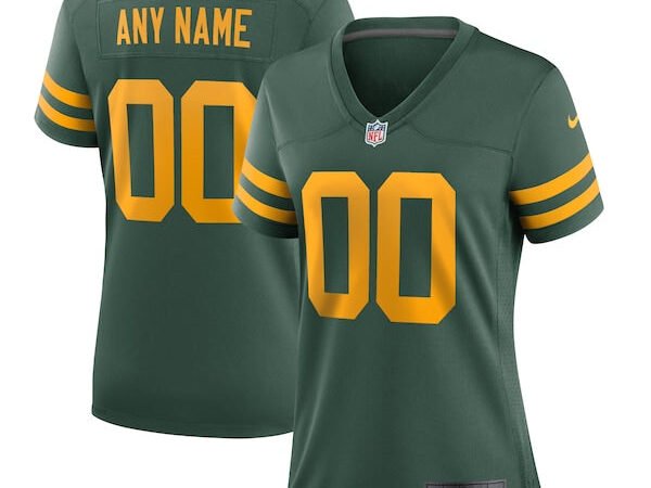 Green Bay Packers Nike Women's Alternate Custom Jersey - Green