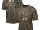 Brock Purdy San Francisco 49ers Nike Youth 2025 Salute to Service Game Jersey - Olive