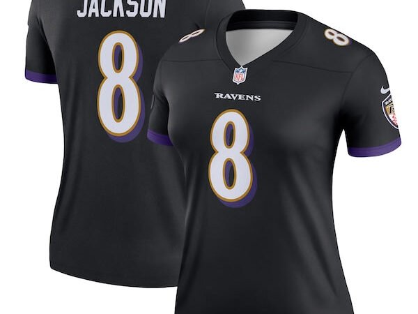 Lamar Jackson Baltimore Ravens Nike Women's Legend Team Jersey - Black