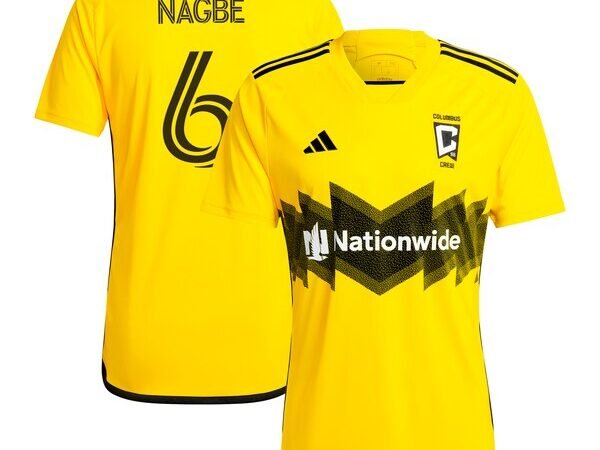 Darlington Nagbe Columbus Crew adidas 2024 The Home Kit Replica Player Jersey - Yellow
