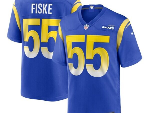 Braden Fiske Los Angeles Rams Nike Team Game Jersey -  Royal