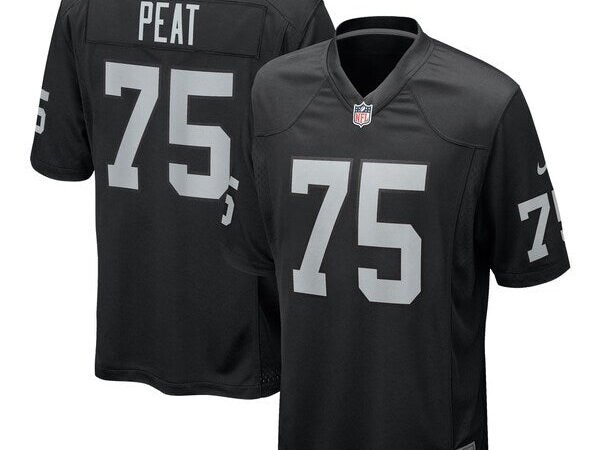 Andrus Peat Las Vegas Raiders Nike Team Game Jersey -  Black