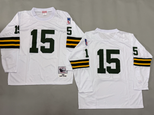 Bart Starr Green Bay Packers Authentic Throwback Retired Player Jersey