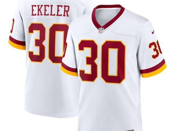 Austin Ekeler Washington Commanders Nike Game Super Bowl Era Jersey - White